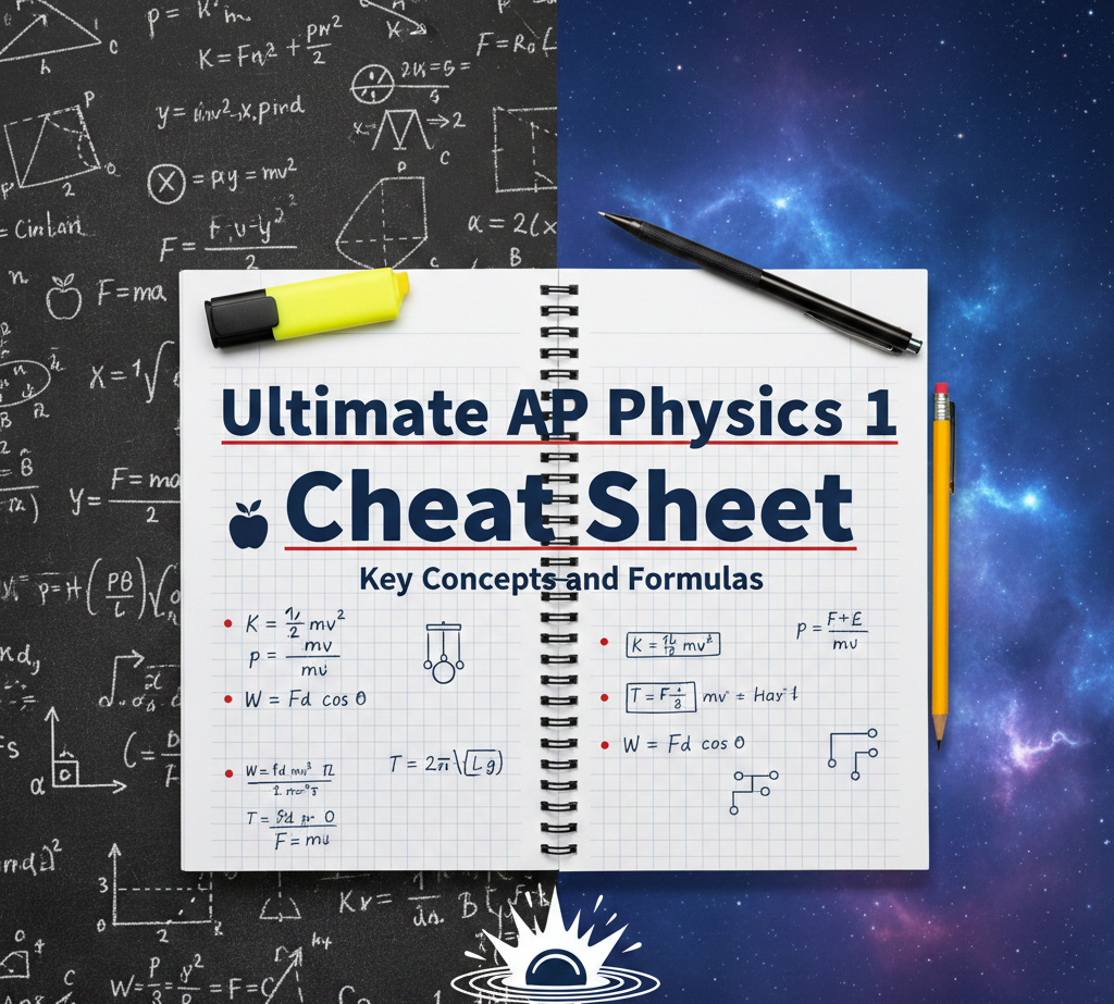 Ultimate AP Physics 1 Cheat Sheet: Key Concepts and Formulas