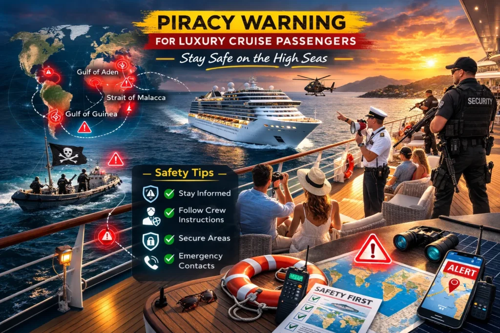 piracy warning luxury cruise passengers